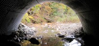 a culvert in the Lamoille River watershed